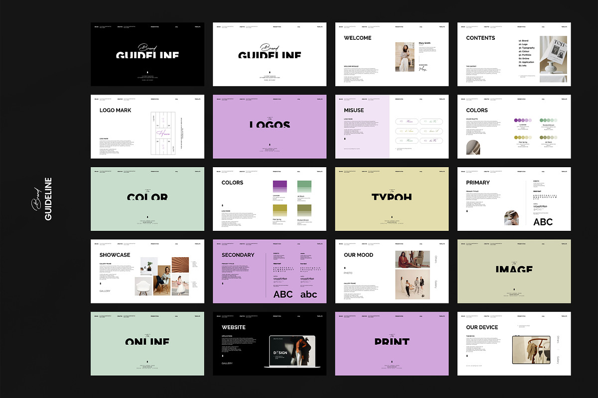 Brand Guideline Presentation, a Presentation Template by PrintIdea (Photo 8 of 9)