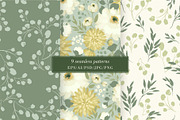 English Garden. Seamless patterns, a Pattern Graphic by Nadia Grapes (Thumbnail 4 of 7)