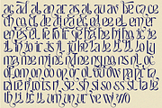 Traditions Foundation-Ligature Font, a Sans Serif Font by 177Studio (Thumbnail 8 of 9)