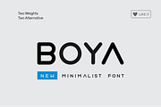 BOYA (Rounded Font ), a Sans Serif Font by Akdesain (Thumbnail 1 of 8)