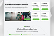 SaaS Website Landing Page, a Websites & App Template by FIBRINOSÄ (Thumbnail 3 of 6)