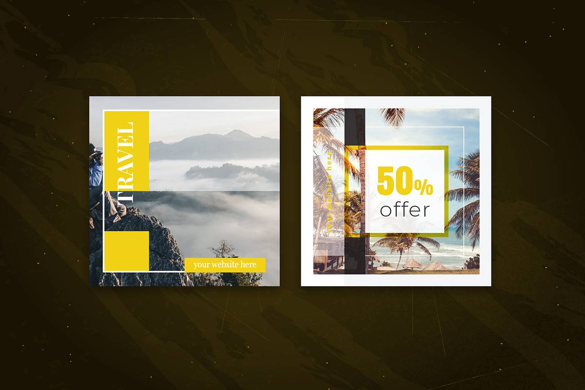 Travel Agency Social Media Pack, a Social Media Template by ZAAS (Photo 3 of 6)