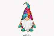 Christmas Gnome Glitter Brushstroke, an Illustration by SinaCreation (Thumbnail 1 of 7)