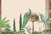 Moroccan Chinoiserie Palm Pattern, a Decorative Illustration by Mughal Wallpaper (Thumbnail 4 of 5)