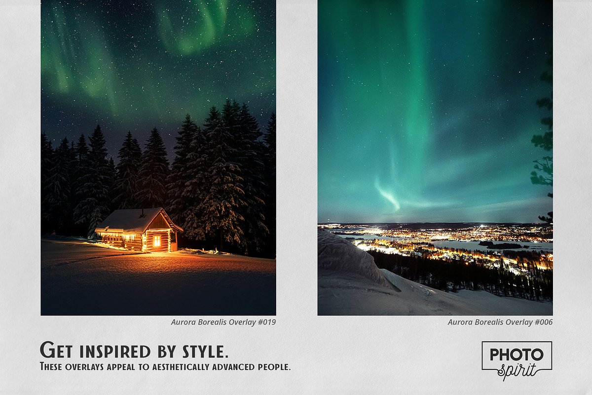 Aurora Borealis Effect Overlays, a Brushes & More by PhotoSpirit (Photo 7 of 9)