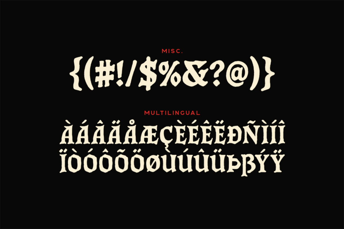 Godrick Typeface, a Font by Tugcu Design Co. (Photo 4 of 4)