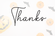 Pumpkin Signature | Script Font, a Handwritten Font by Scratchones (Thumbnail 8 of 8)
