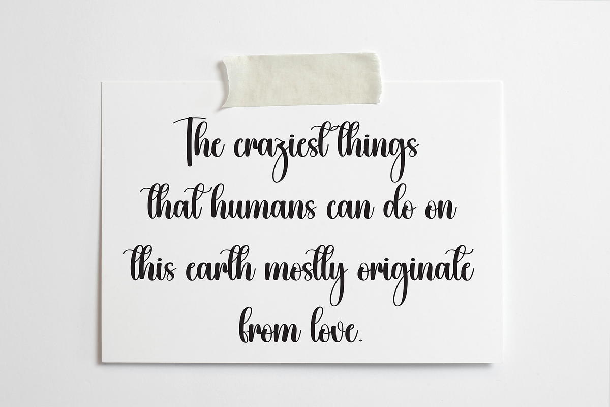 Cloudy | Script Font, a Handwritten Font by Scratchones (Photo 3 of 8)