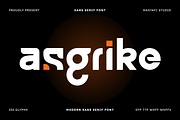 Asgrike - Modern Sans Serif Font, a Font by Masyafi Studio (Thumbnail 1 of 9)