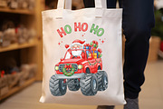 Santa Monster Truck Christmas PNG, an Illustration by Designworld (Thumbnail 4 of 5)