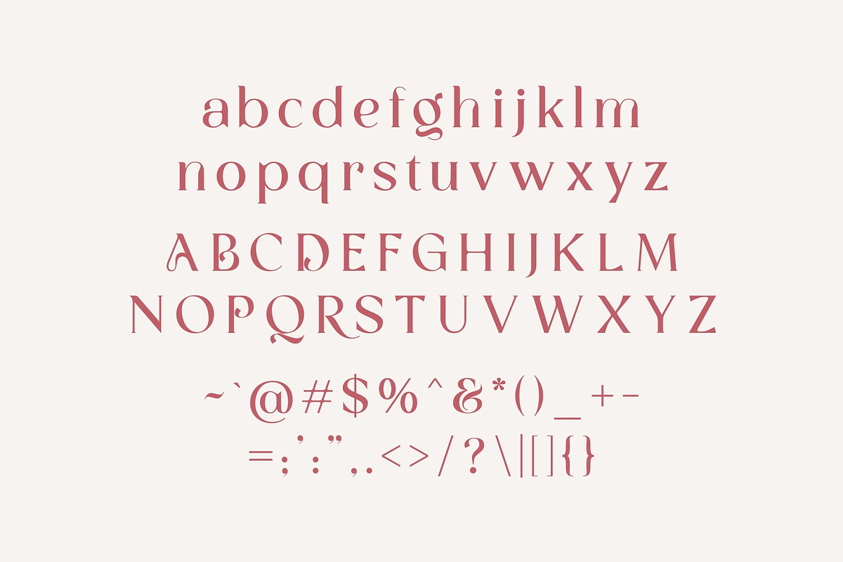Antiqualux - Luxury Cosmetic Type, a Serif Font by HipFonts (Photo 6 of 10)
