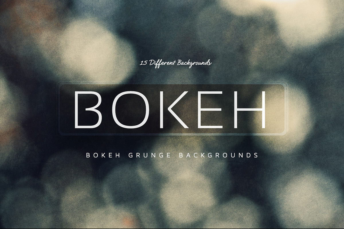 15 Bokeh Grunge Backgrounds V1 preview 5