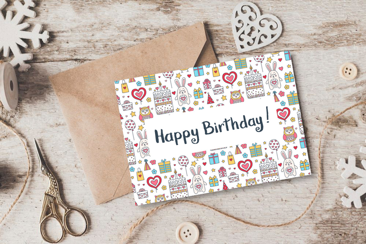 Happy Birthday! Clip Art Set, a Decorative Illustration by Fairy dreams (Photo 9 of 9)