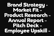 Folkra - Geometric Logo Font, a Sans Serif Font by Pekotype (Thumbnail 4 of 15)
