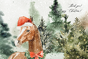 Christmas mood - watercolor set, a Seasonal Illustration by Youksy (Thumbnail 20 of 20)