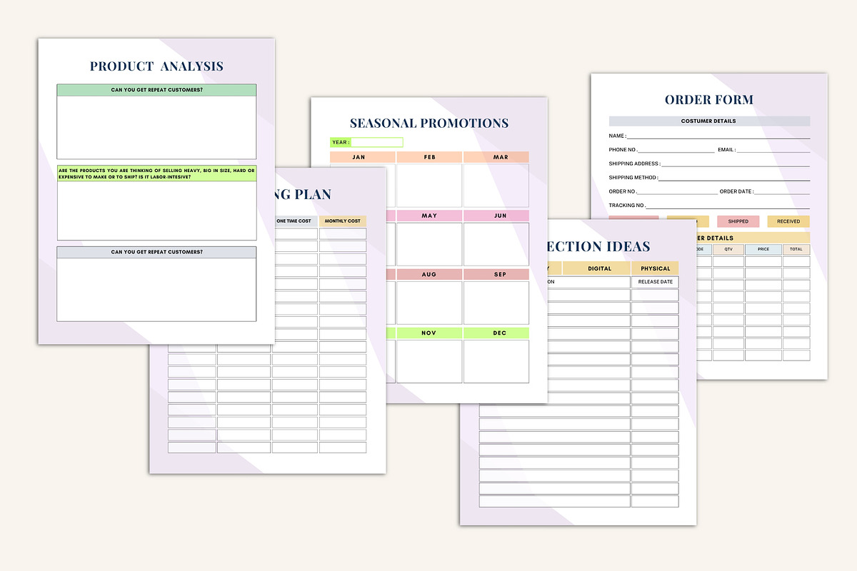 Small Business Bookkeeping Planner preview 2