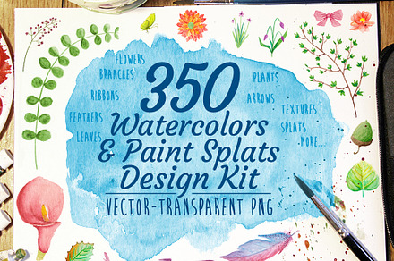 Watercolor Design Kit
