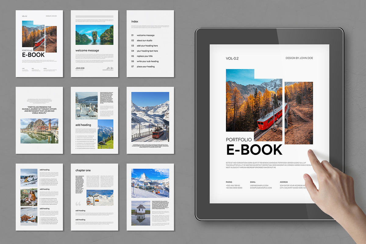 Creative Portfolio EBook Template
