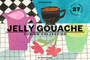 Jelly Gouache Textures, a Texture Graphic by Naive Feel (Thumbnail 1 of 9)