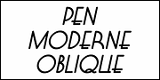 Pen  Moderne JNL, a Font by Jeff Levine Fonts (Thumbnail 4 of 5)