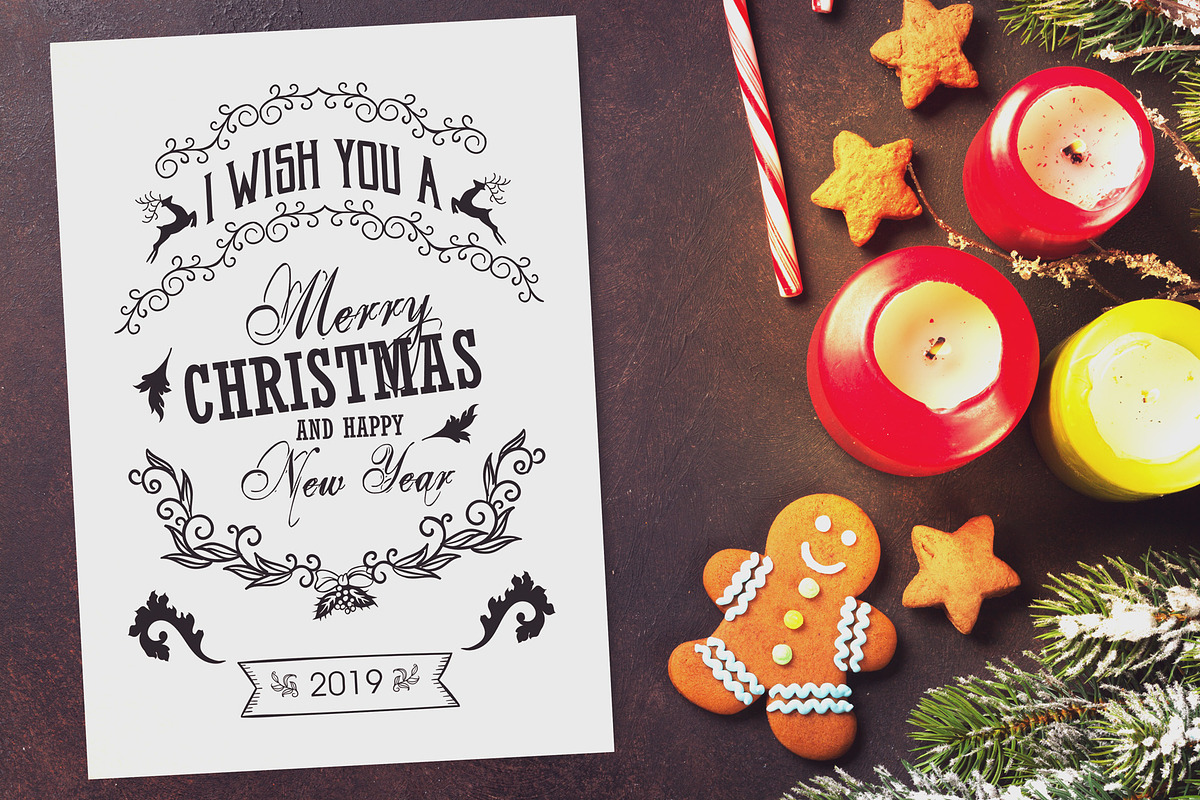 48 Christmas Mockup, a Print Template by Walentin (Photo 28 of 49)
