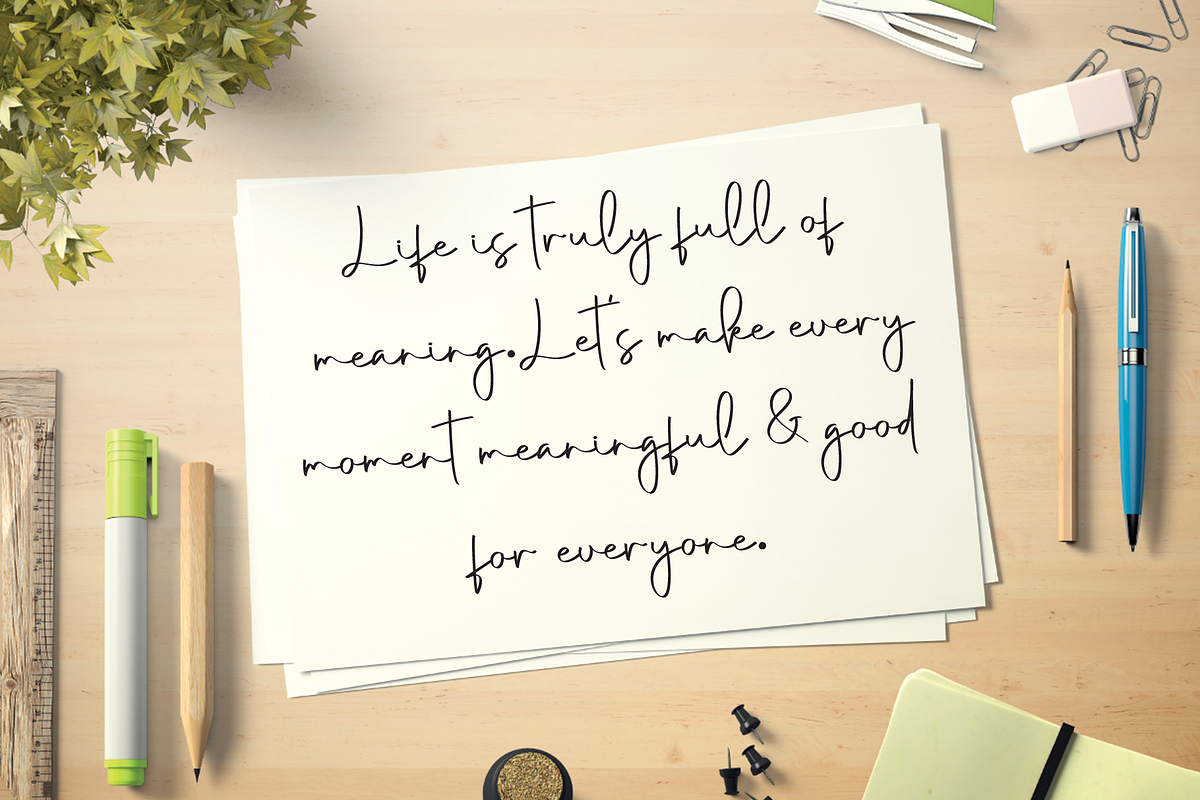 Autography | Script Font, a Handwritten Font by Scratchones (Photo 3 of 7)