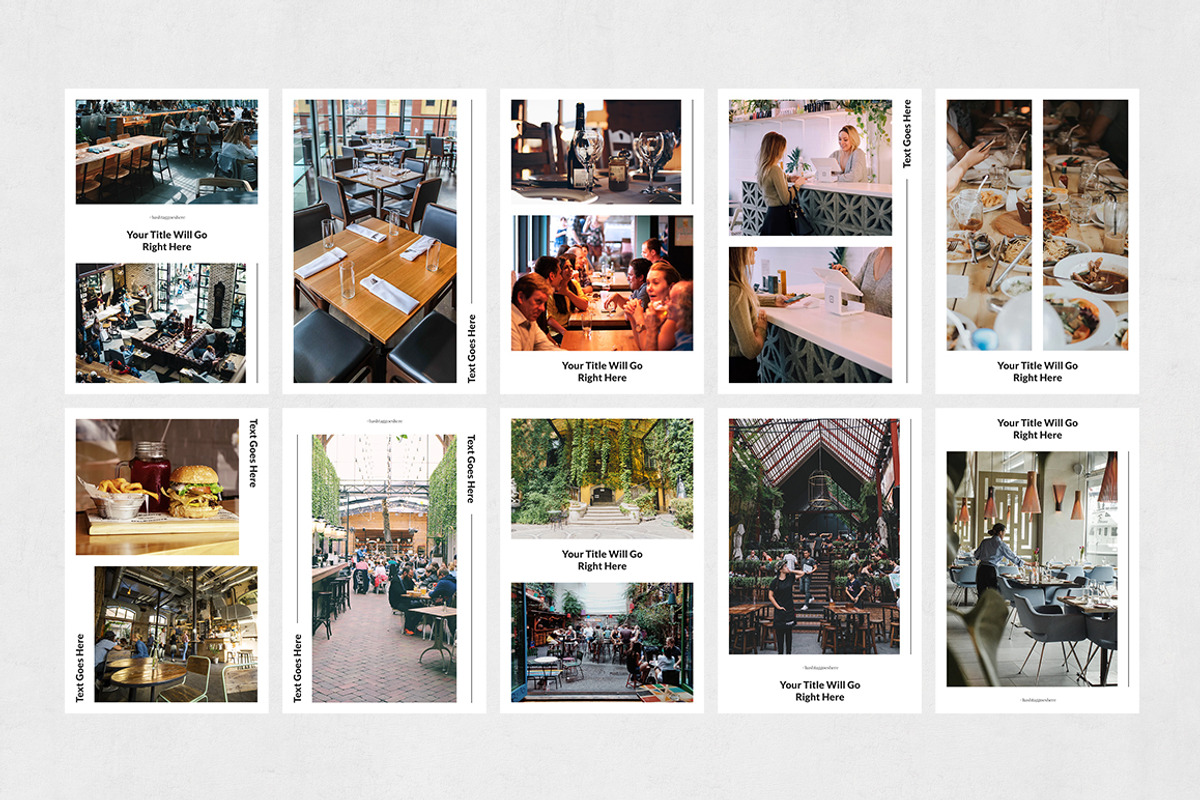 Restaurant Pinterest Posts, a Social Media Template by Social Corner Graphics (Photo 8 of 8)