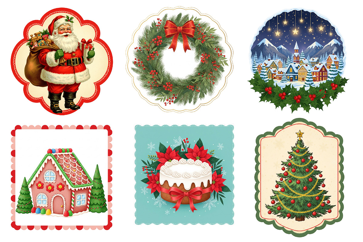 Christmas Frames Clipart Png, an Illustration by Designworld (Photo 3 of 5)