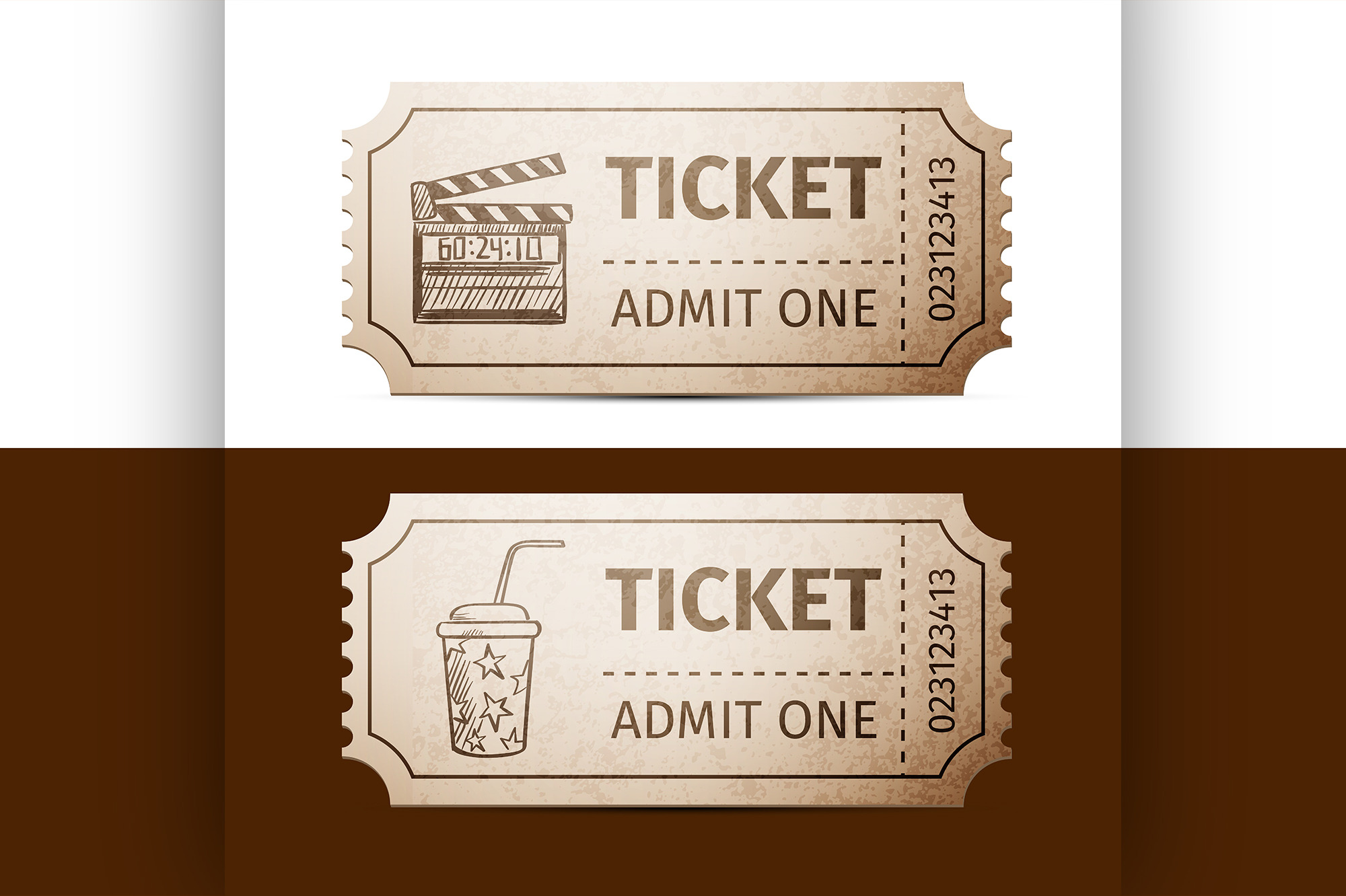 Tickets by Netkoff  Creative Market