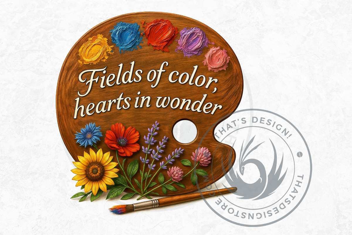 Summer Wildflower & Meadows Cliparts, a Seasonal Illustration by ThatsDesignArt (Photo 5 of 10)