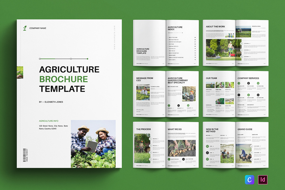 Agriculture Brochure Template, a Brochure Template by E-Type (Photo 1 of 7)