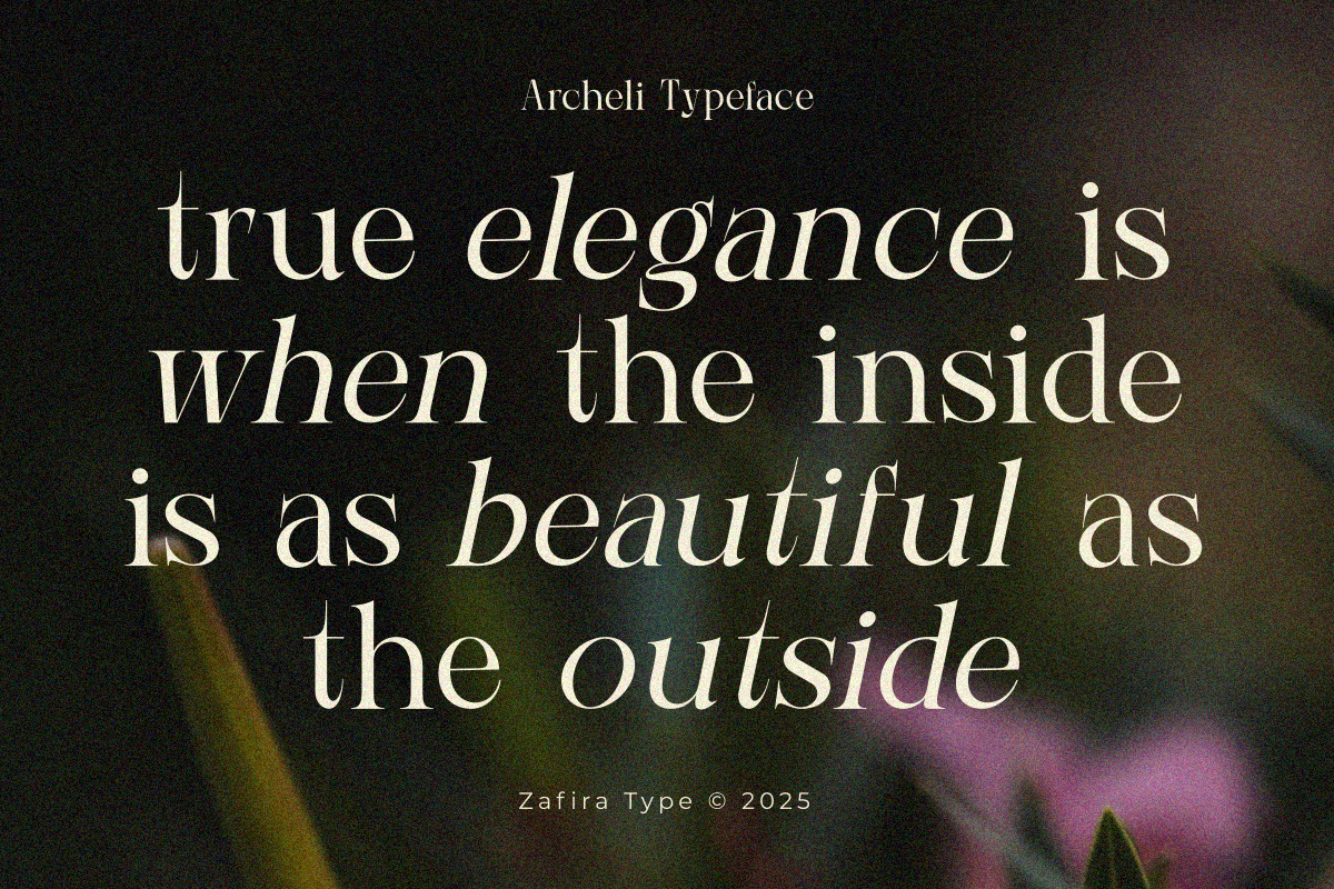Archeli, a Serif Font by Zafiratype (Photo 6 of 16)