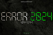 Digital Watch, a Font by Beast Designer (Thumbnail 4 of 5)