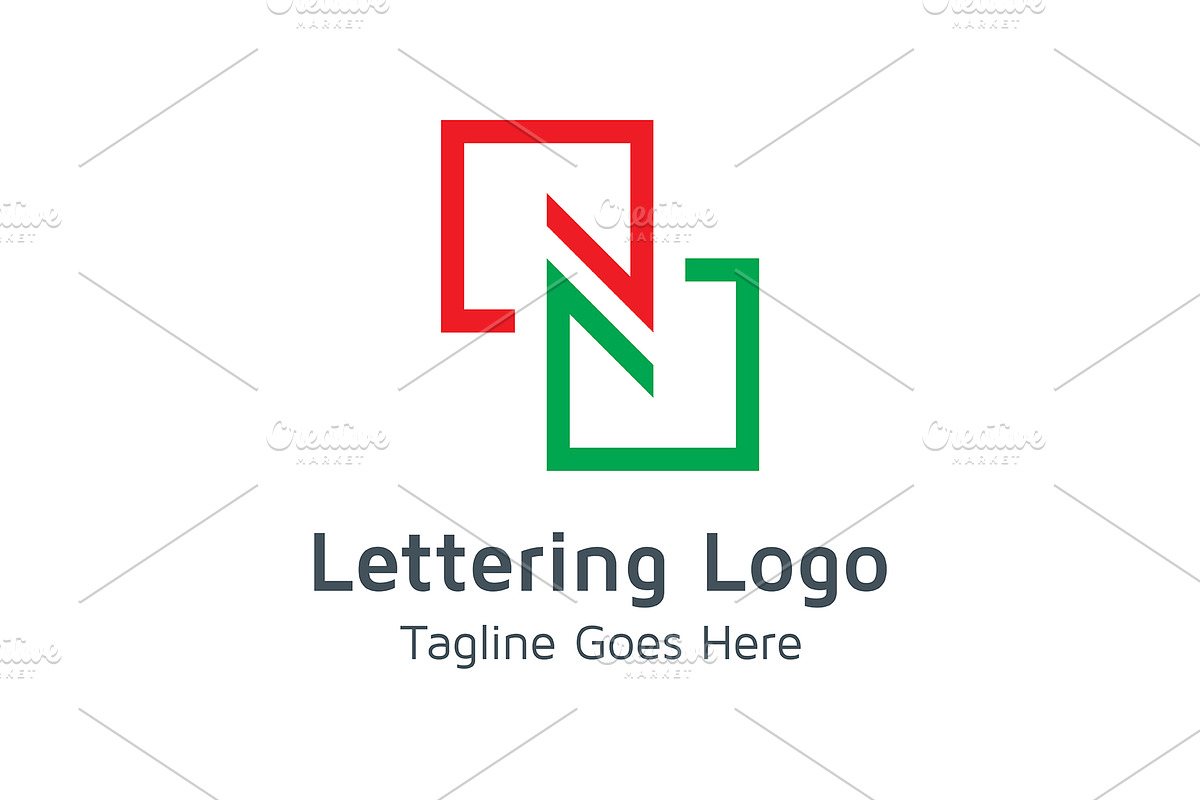 20 Logo Lettering N Template Bundle, a Branding & Logo Template by Acongraphic (Photo 20 of 21)