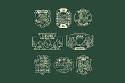 Outdoor Badge, a Decorative Illustration by Skilline Supply Co. (Thumbnail 3 of 10)