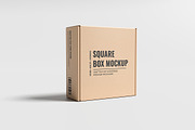 Square Box Packaging Mockup, a Packaging Mockup by simuradi (Thumbnail 7 of 9)