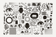 82 Vector Dither Y2K Shapes Pack, a Graphic by softulka (Thumbnail 10 of 10)