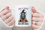 Just a Witch Who Loves Books,Hallowe, an Illustration by Sublimation Artist (Thumbnail 4 of 9)