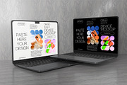 Laptop Mockups, a Wearable Device Mockup by Mockupnine (Thumbnail 3 of 5)