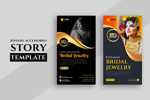Jewelry Social Media Story Design, a Social Media Template by nandinigraphics