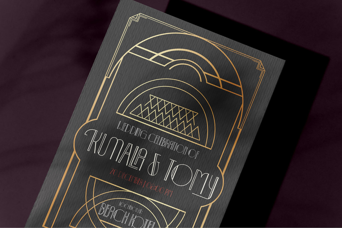 Decolmax Art Deco Typeface, a Sans Serif Font by alit design (Photo 9 of 17)