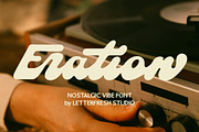 Eration Script, a Script Font by Letter Fresh (Thumbnail 1 of 13)