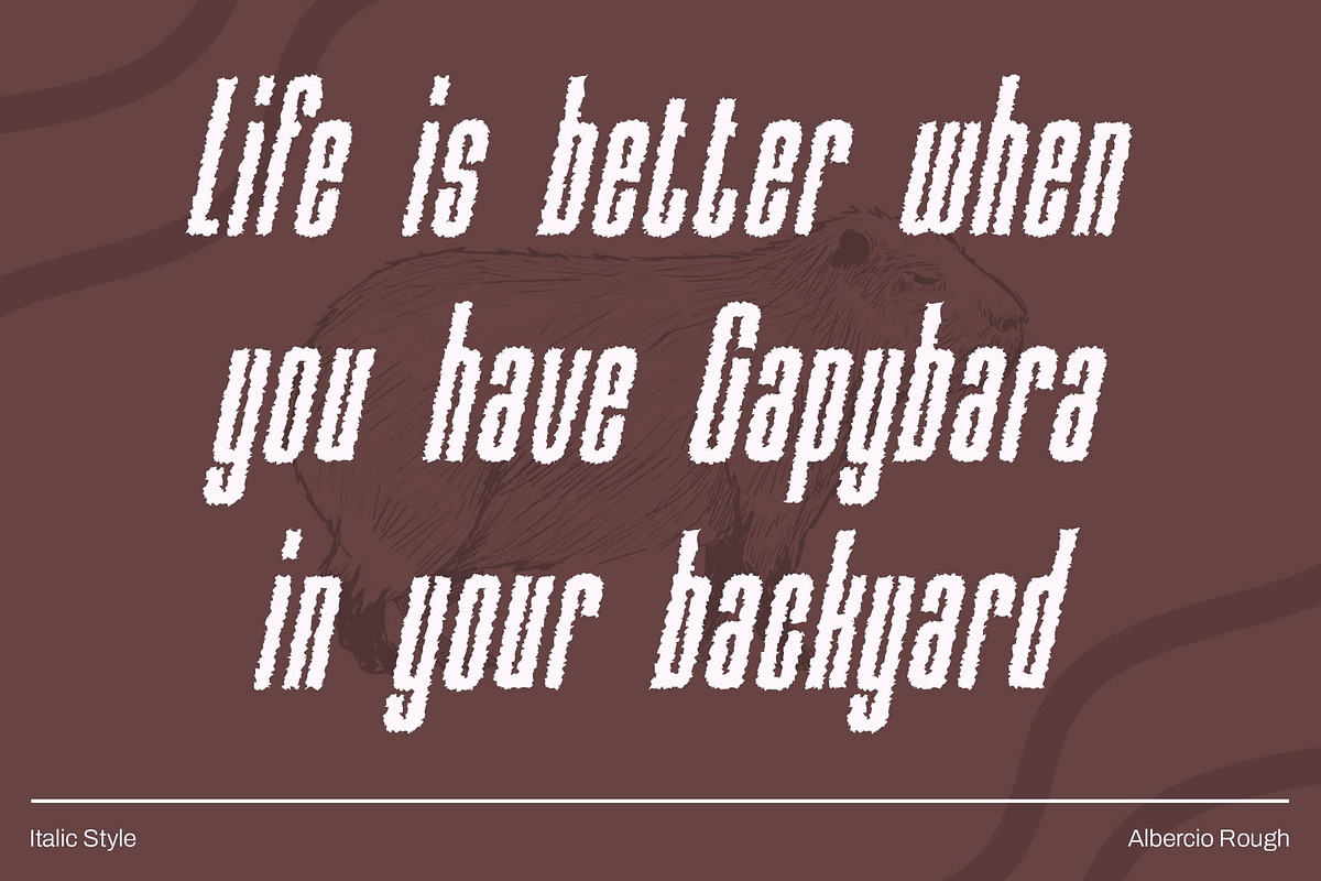 Albercio Rough, a Sans Serif Font by Craft Supply Co. (Photo 2 of 8)