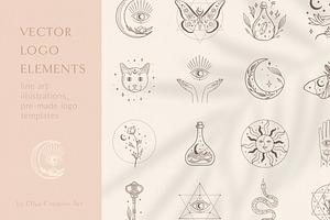 Logo Elements Vector Illustrations