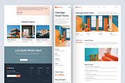 Construction Website UI Figma, an UI Kit Template by peterdraw (Thumbnail 5 of 7)