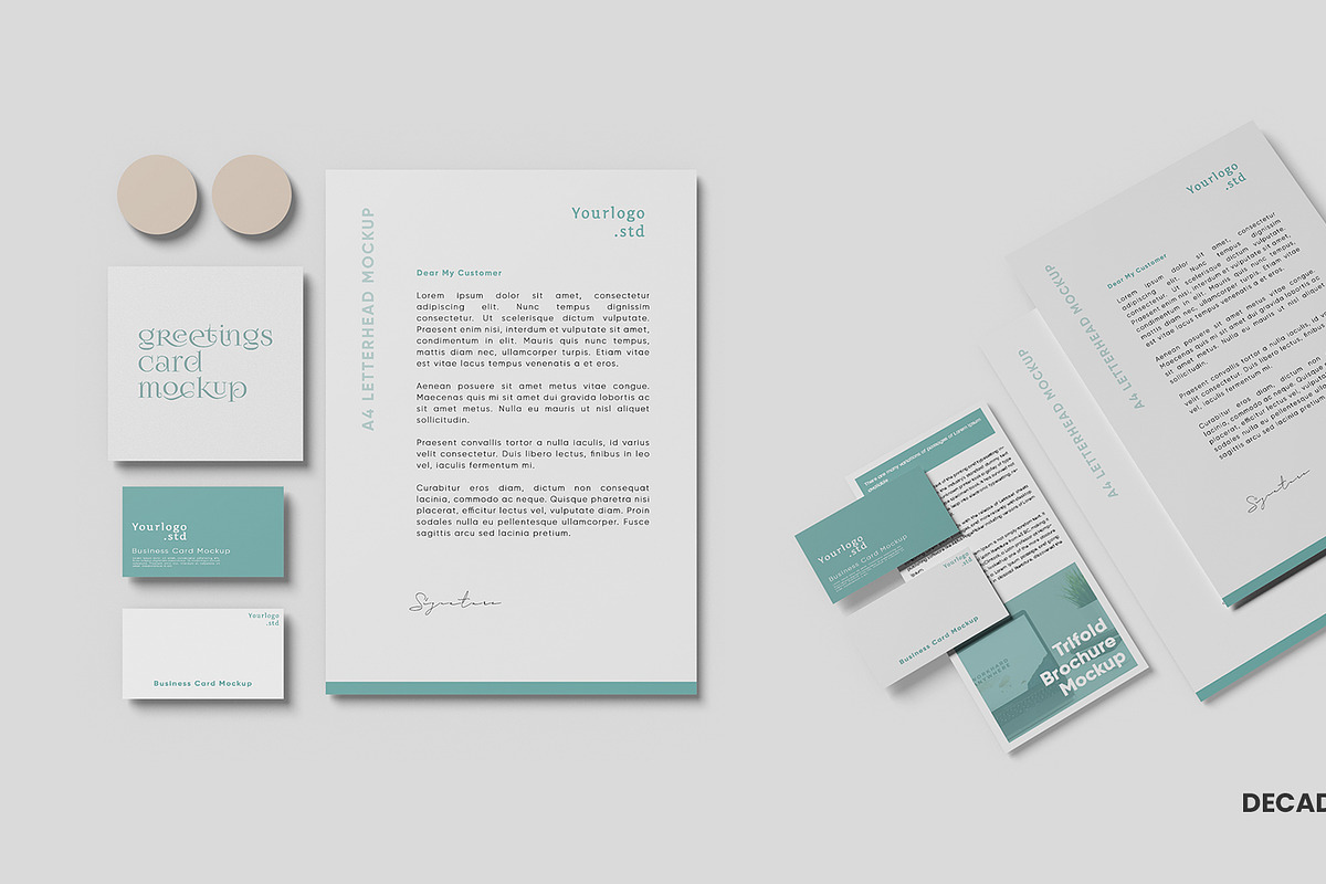 Corporate Stationery Mockup Branding, a Product Mockup by Decade Studio (Photo 2 of 4)