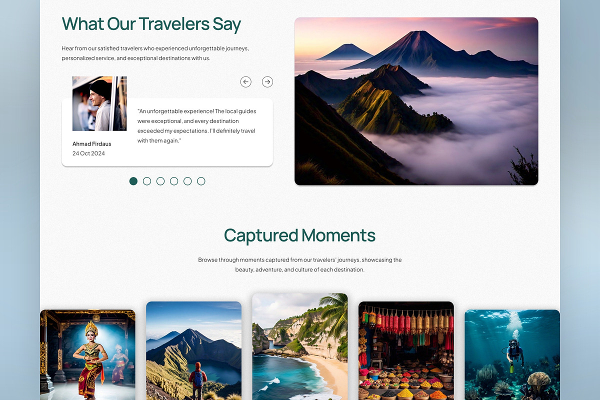 Travista - Figma Landing Page, a Landing Page Template by FIBRINOSÄ (Photo 5 of 5)