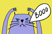 Angry Cat, an Illustration by ianakauri (Thumbnail 3 of 5)