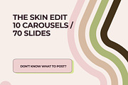 Skincare Instagram Carousel Canva, a Social Media Template by MOAROShop (Thumbnail 4 of 9)