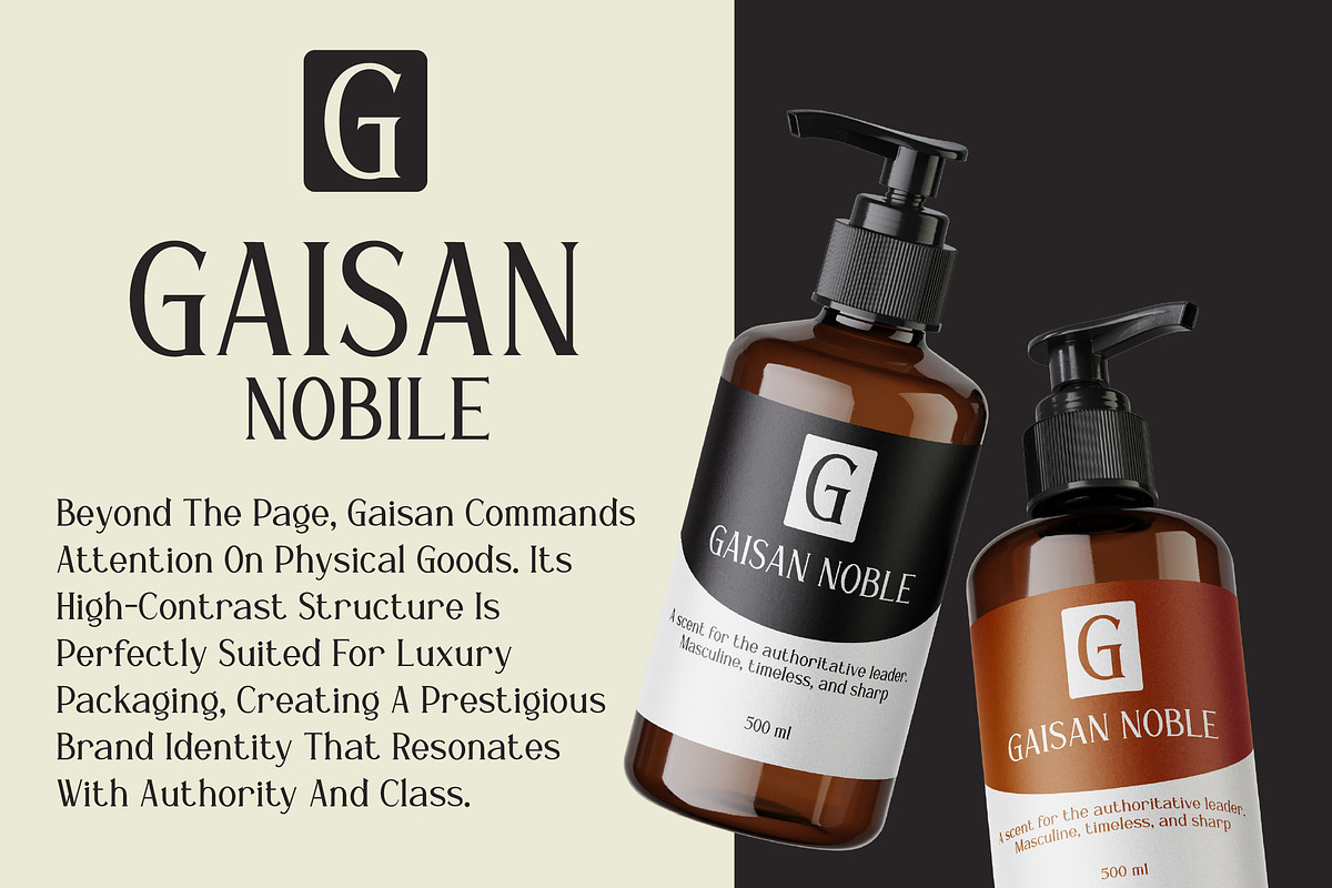Gaisan - Sharp Modern Serif Font, a Serif Font by Mily Studio (Photo 7 of 10)